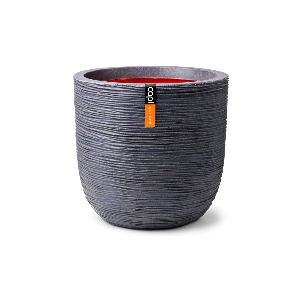 Capi Europe bloempot Nature Rib grijs
