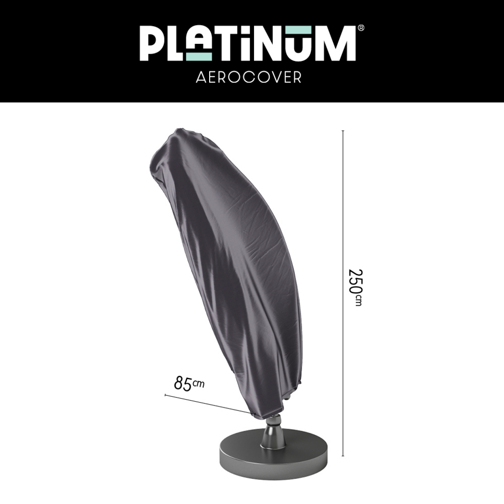 AeroCover Zweefparasolhoes 7972 Antraciet 250 x 85 cm