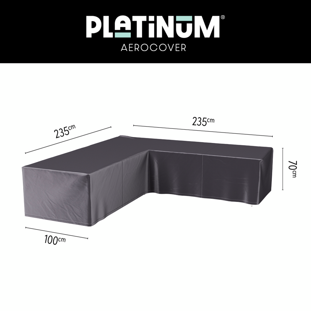 Aerocover Loungesethoes hoekset 7940 235 x 70 x 100 cm