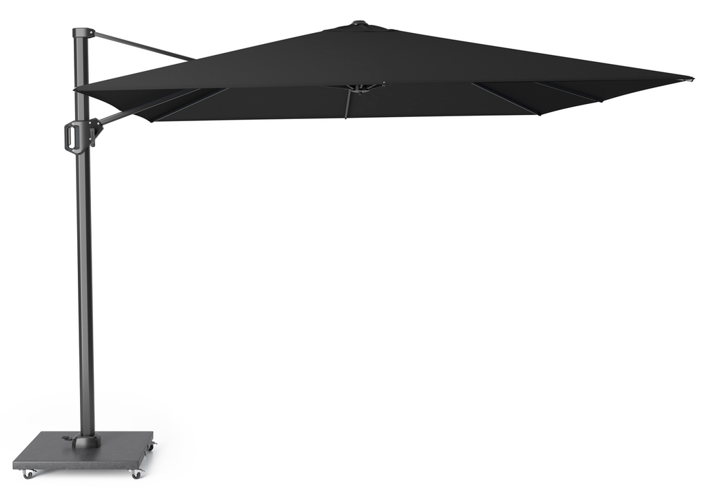 Platinum Zweefparasol Challenger Black Vierkant 300 x 300 cm