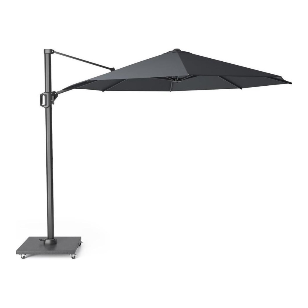 Platinum Zweefparasol Challenger T¹ Antraciet Rond Ø 350 cm
