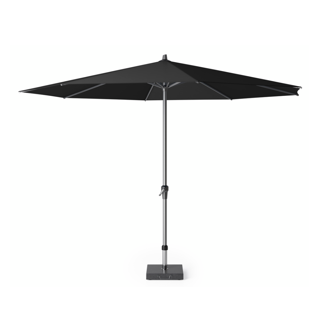 Platinum Stokparasol Riva Black Rond Ø 350 cm