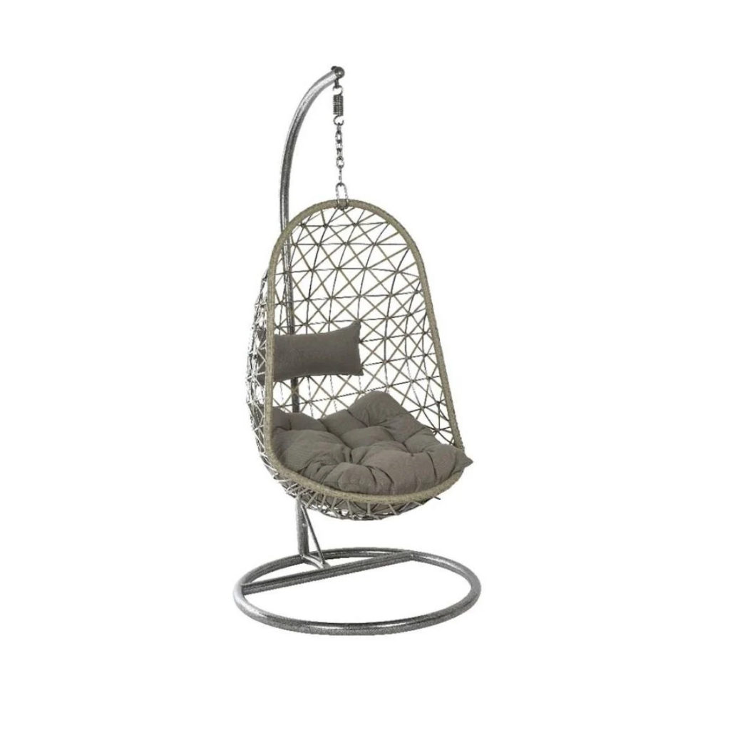Decoris Hangstoel Bologna Grijs 195 x 95 cm