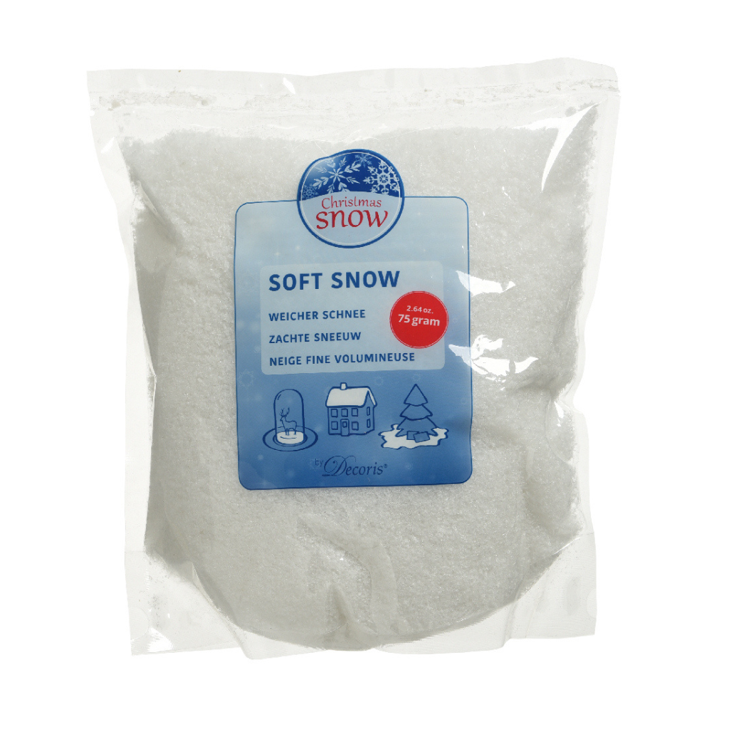 Decoris Kerstsneeuw wit 75 gram
