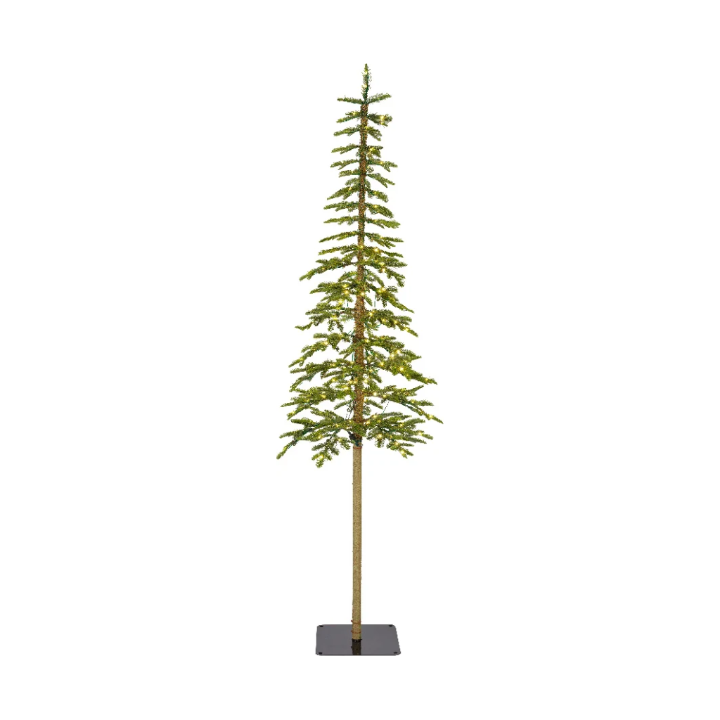 Everlands kunstkerstboom Alpine met verlichting 210 x 50 cm
