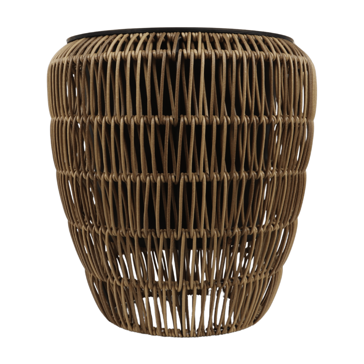 Mica Decorations Pot Pancho Rond Lichtbruin 30 x 38 cm