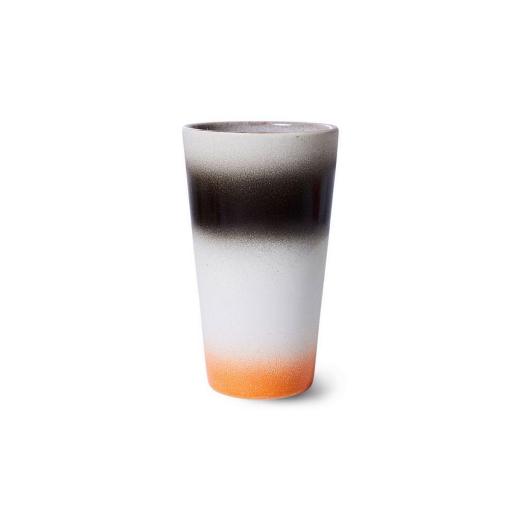 HKliving 70S Ceramics Latte Mug, Bomb