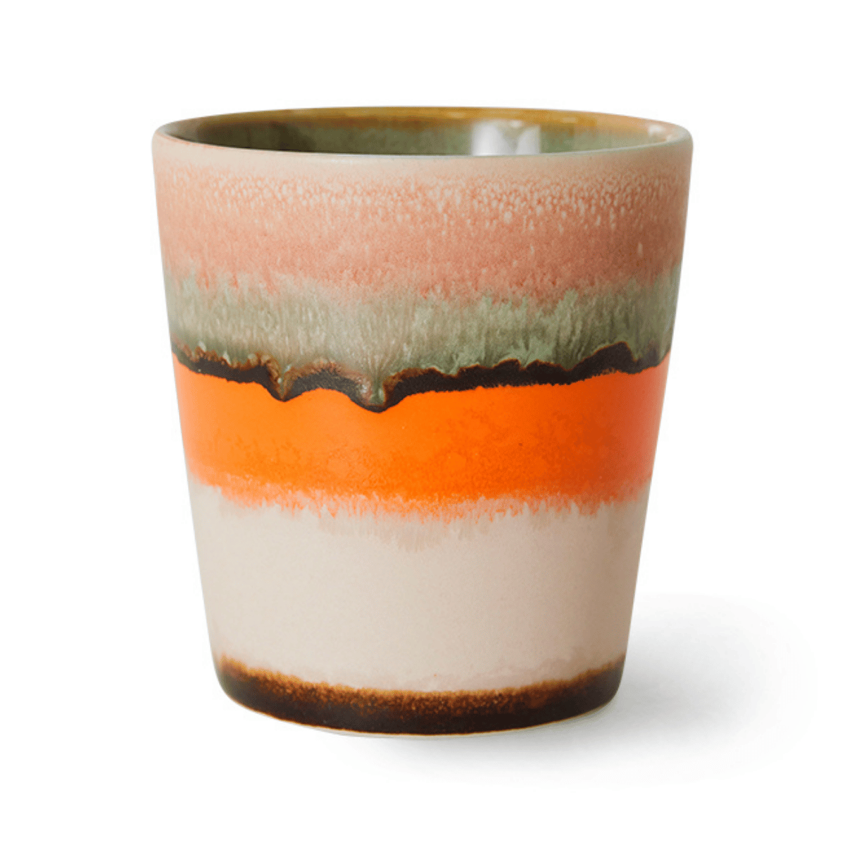 HKliving 70S Ceramics Coffee Mug, Burst