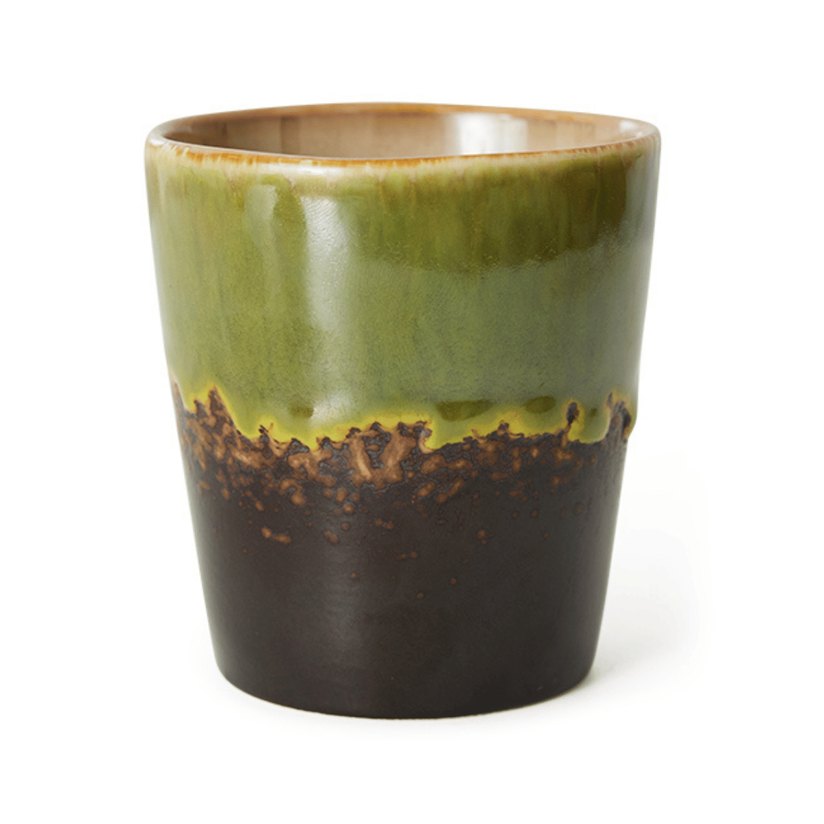 HKliving 70S Ceramics Coffee Mug, Algae
