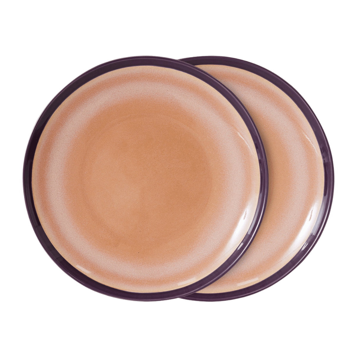HKliving Dinerbord 70's Ceramics Bedrock 2 stuks 27.5 cm