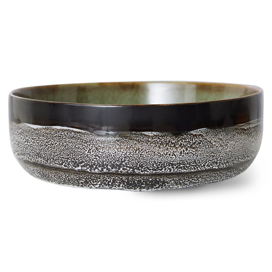 HKliving Salade Schaal 70's Ceramics Rock On 25 cm