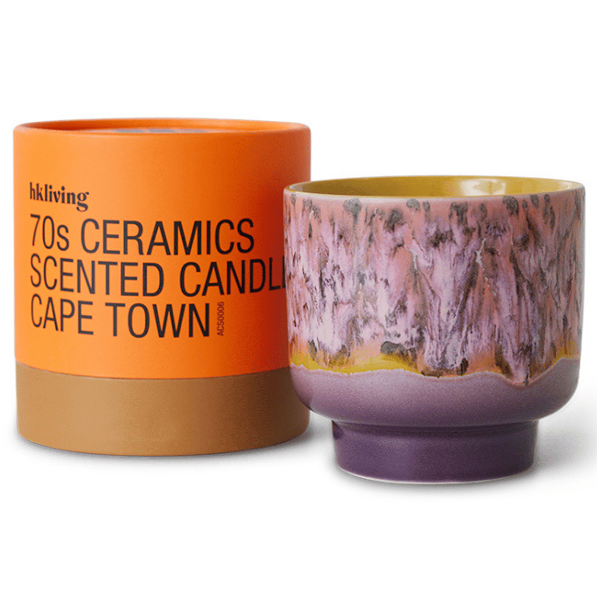 HKliving Geurkaars 70's Ceramics Cape Town 11.5 x 12.5 cm