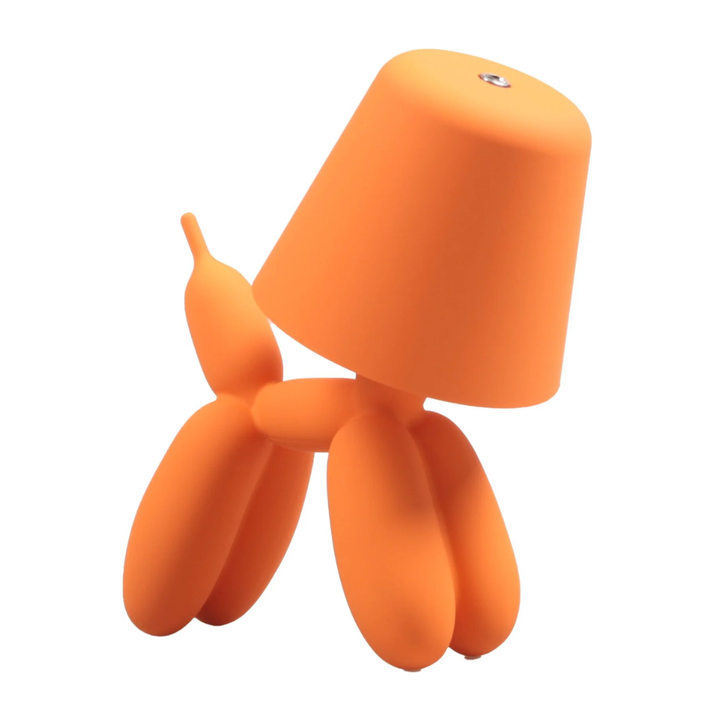 Stoobz Design Tafellamp LED Ballon Hond Oranje 16 x 10 x 18 cm