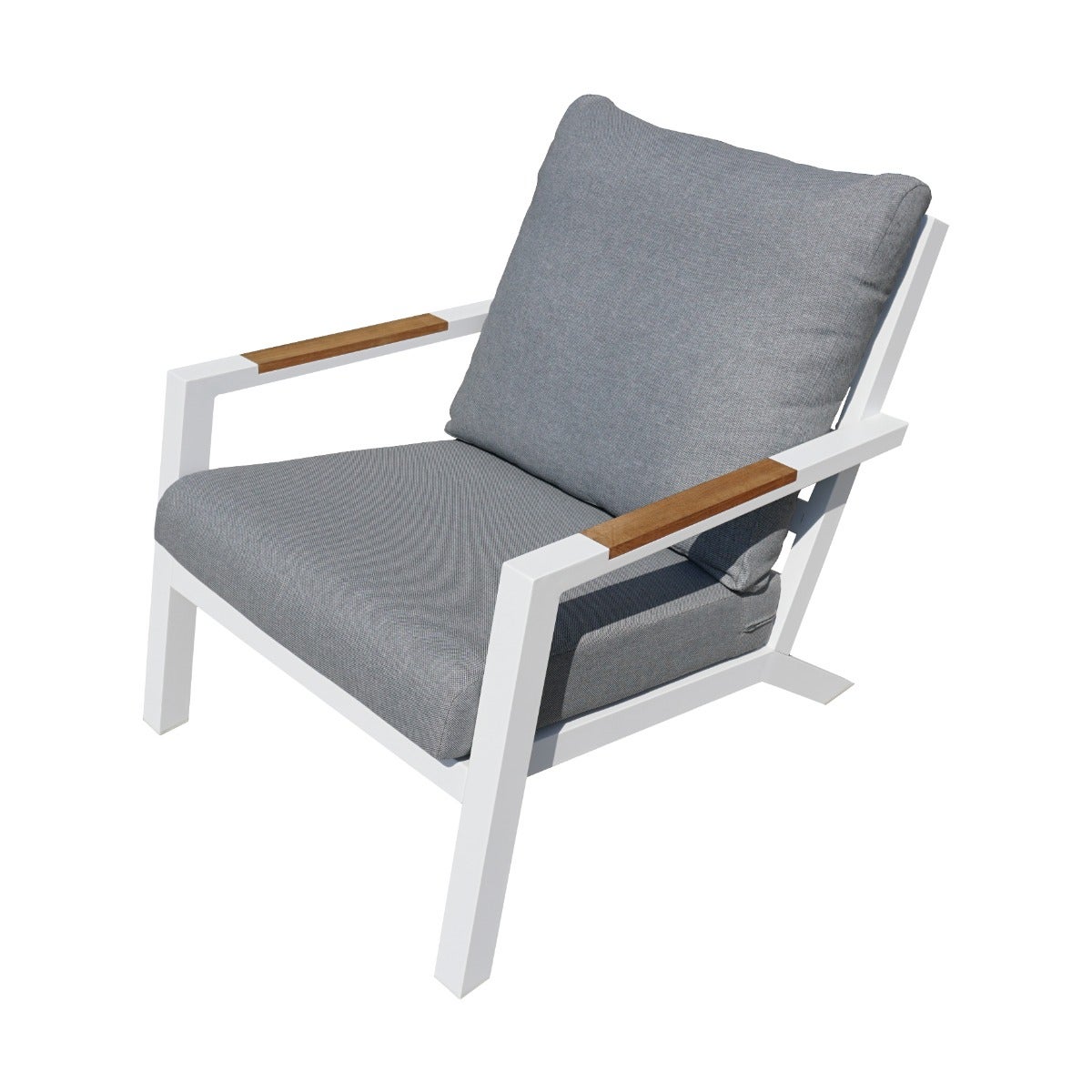 Royal Seasons Loungestoel Rio Wit 75 x 90 x 79 cm