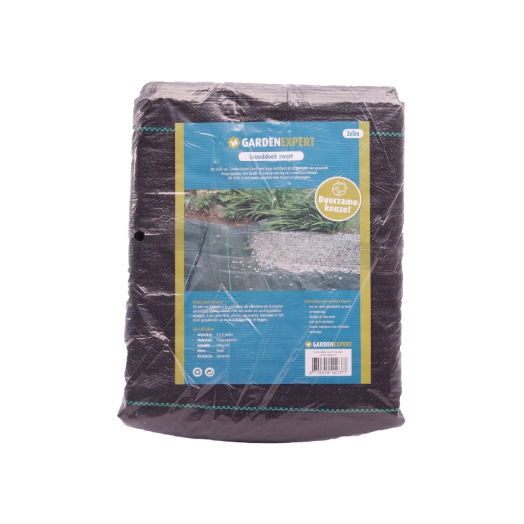 Garden Expert Gronddoek zwart pakket 2 x 5 m 100g/m²