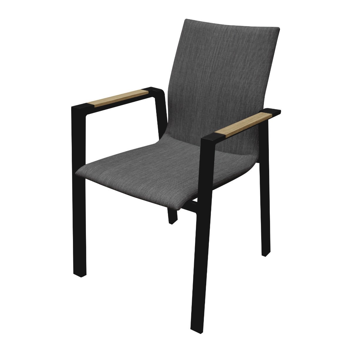 Royal Seasons Stapelstoel Detroit Zwart 57 x 63 x 87 cm