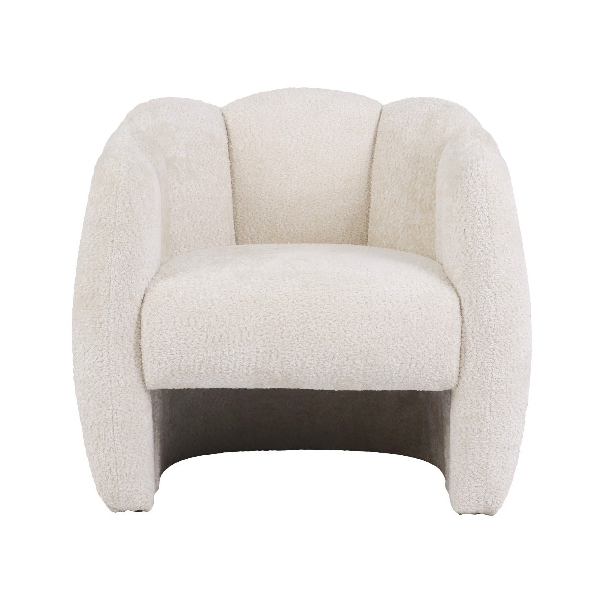 24Seven Stoel Helsinki Bouclé Beige 84 x 73 x 76 cm