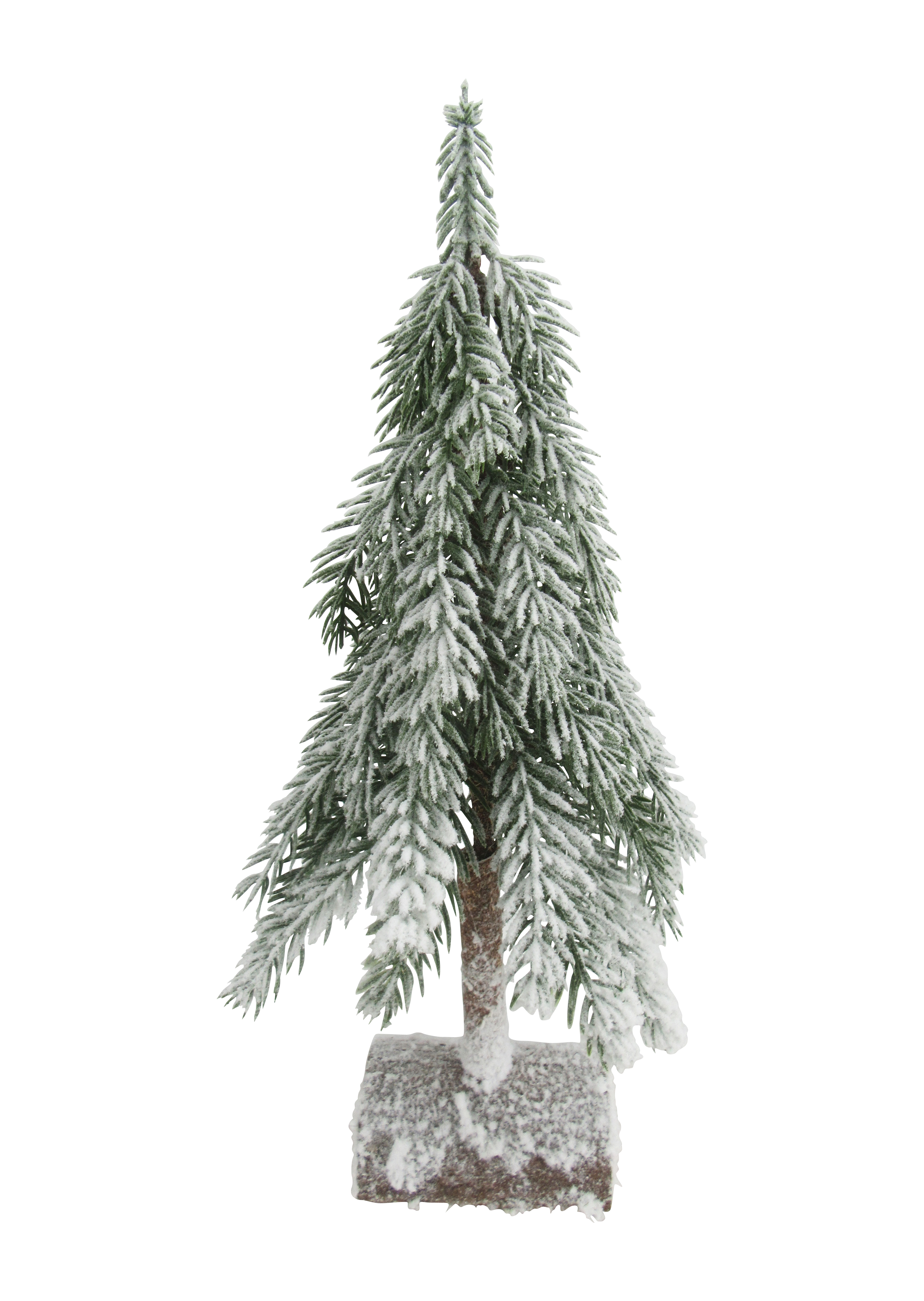 Miniboom op stam sneeuw 44 cm