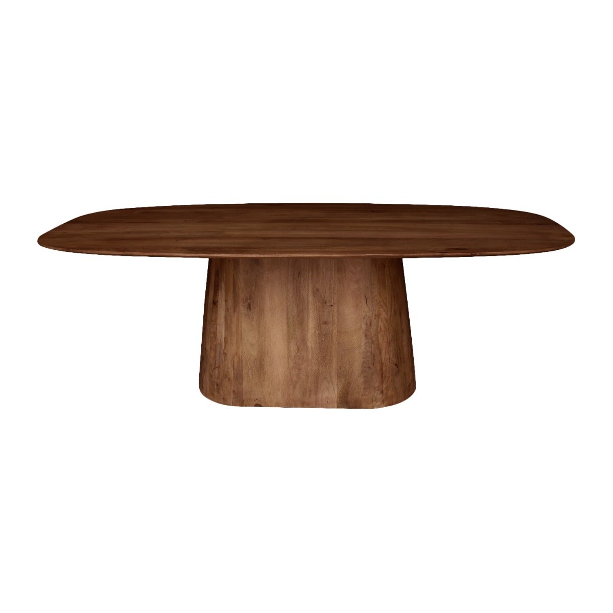 24Seven Seven Tafel Hamar Ovaal Walnut Bruin 220 x 110 x 76 cm