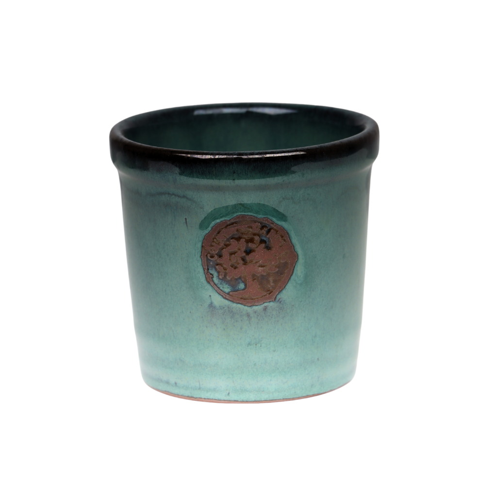 Pot cilinder country garden chun koper 11 x 11 cm