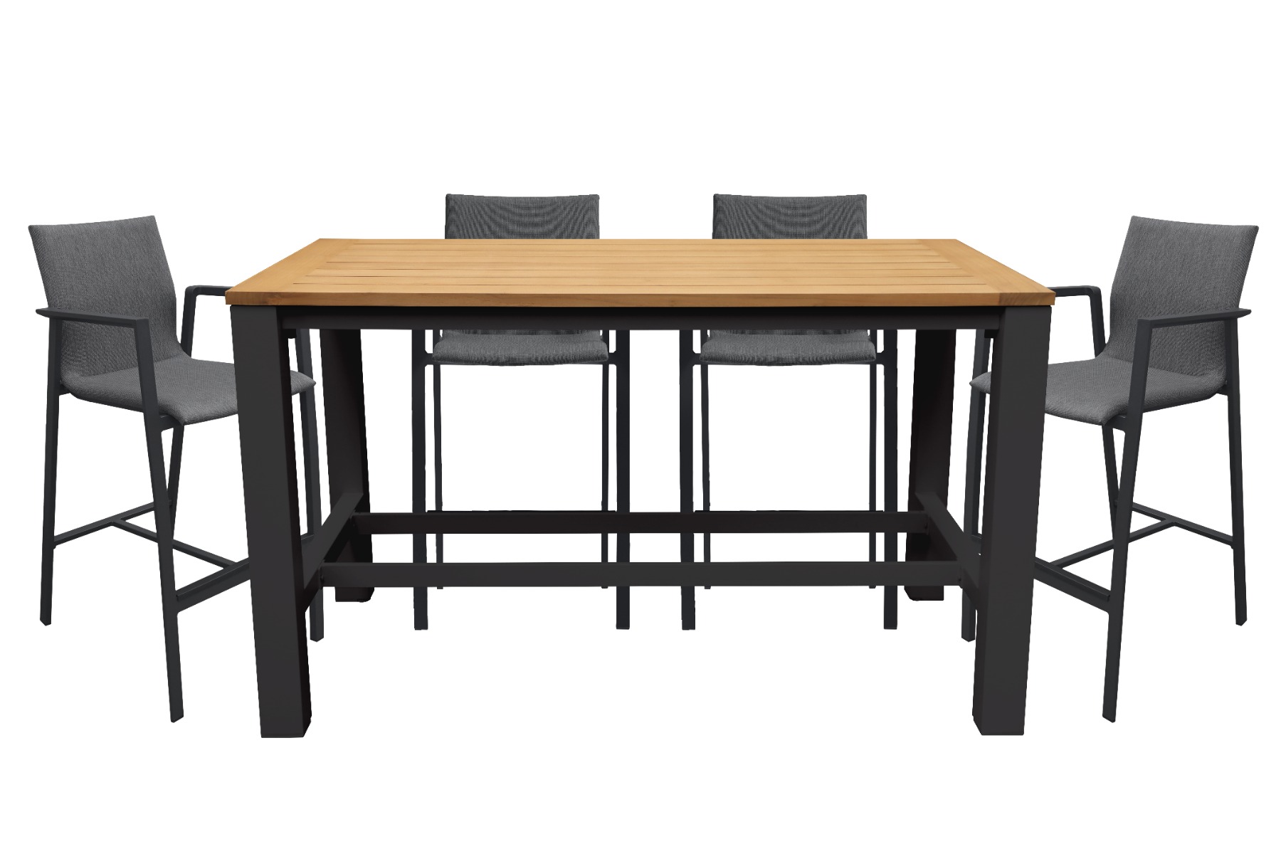 Royal Seasons Barset 4-zits Madeira Zwart