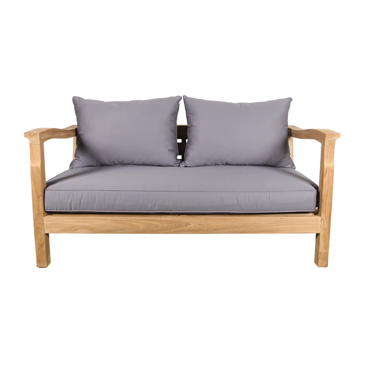 Timber Bank 2-zits Charles Naturel 142 x 80 x 65 cm