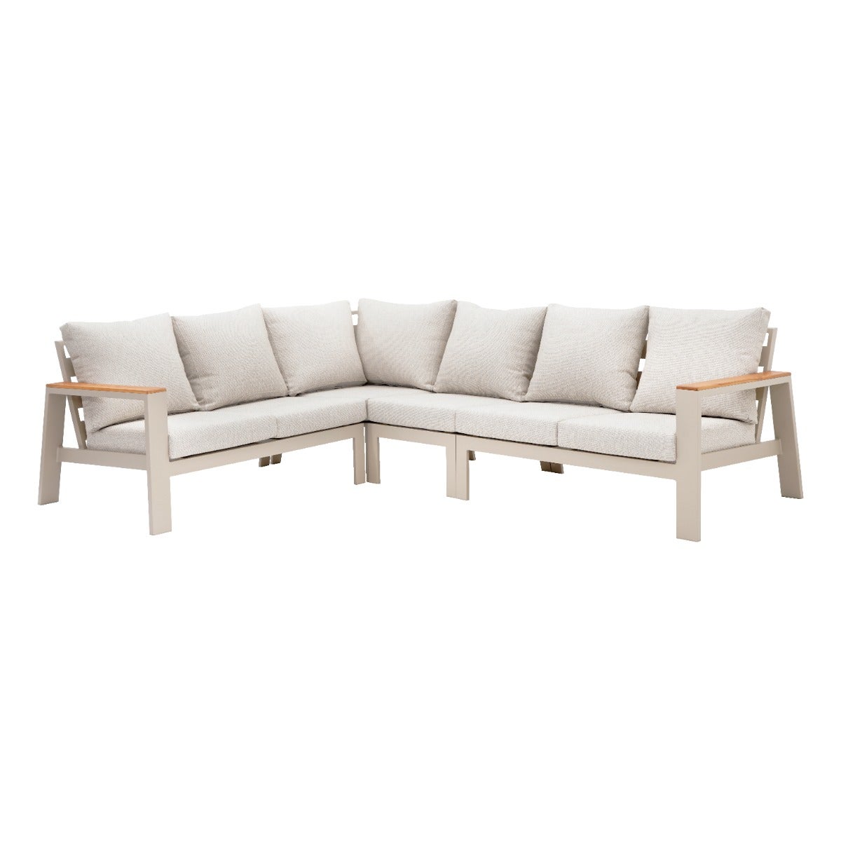 Royal Seasons Hoeklounge 6-zits Laos Zand 281 x 221 x 80 cm