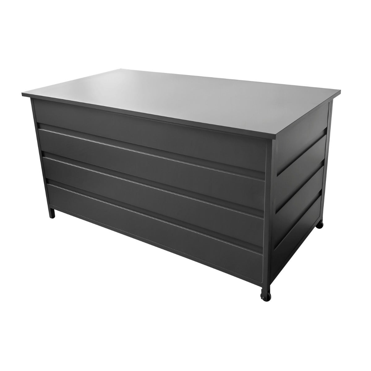 Royal Seasons Opbergbox Milton Aluminium Antraciet 160 x 82 x 85 cm