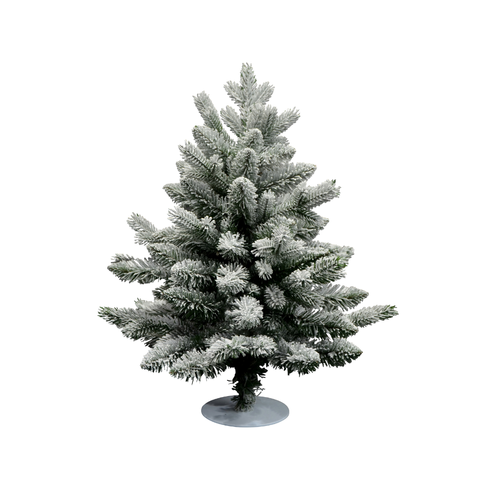 Evergreen tafel kunstkerstboom Janga sneeuw 60 x 50 cm