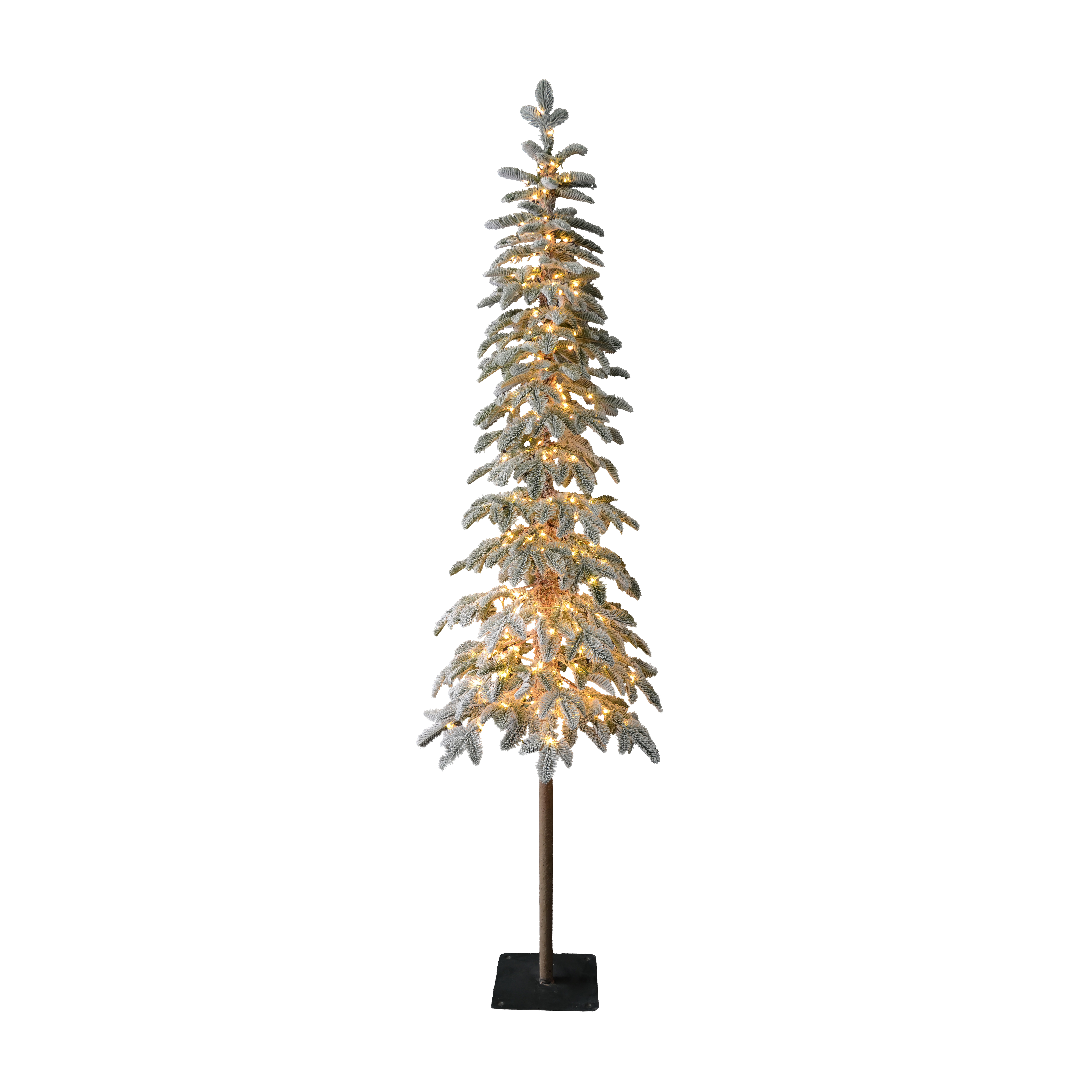 Evergreen kunstkerstboom mountain met verlichting en dimmer 150 x 40 cm