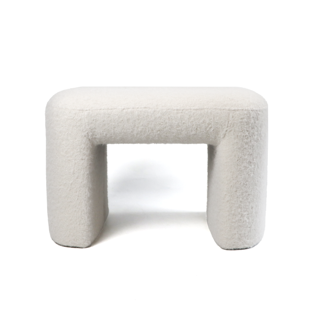 24Seven Seven Voetenbank Lima Creme 60 x 41 x 41 cm