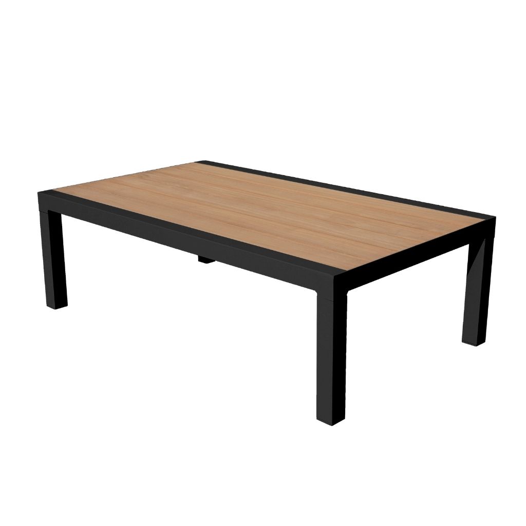Royal Seasons Salontafel Bahia Zwart 120 x 70 x 38 cm