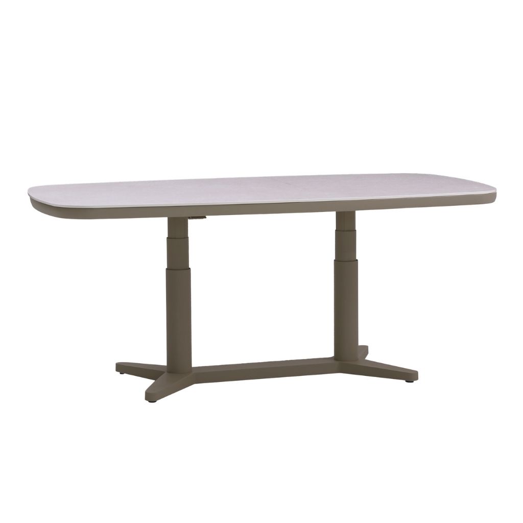 Royal Seasons Tafel Verstelbaar Jura Espresso 180 x 90 x 53/75cm