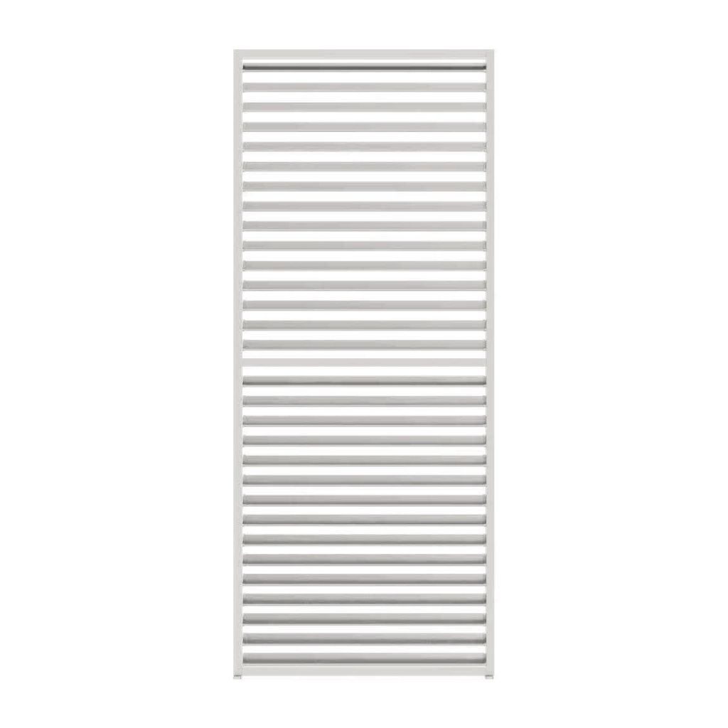 Royal Seasons Zijpaneel Lamellen Overkapping Bergamo Zand 92.5 x 238 cm
