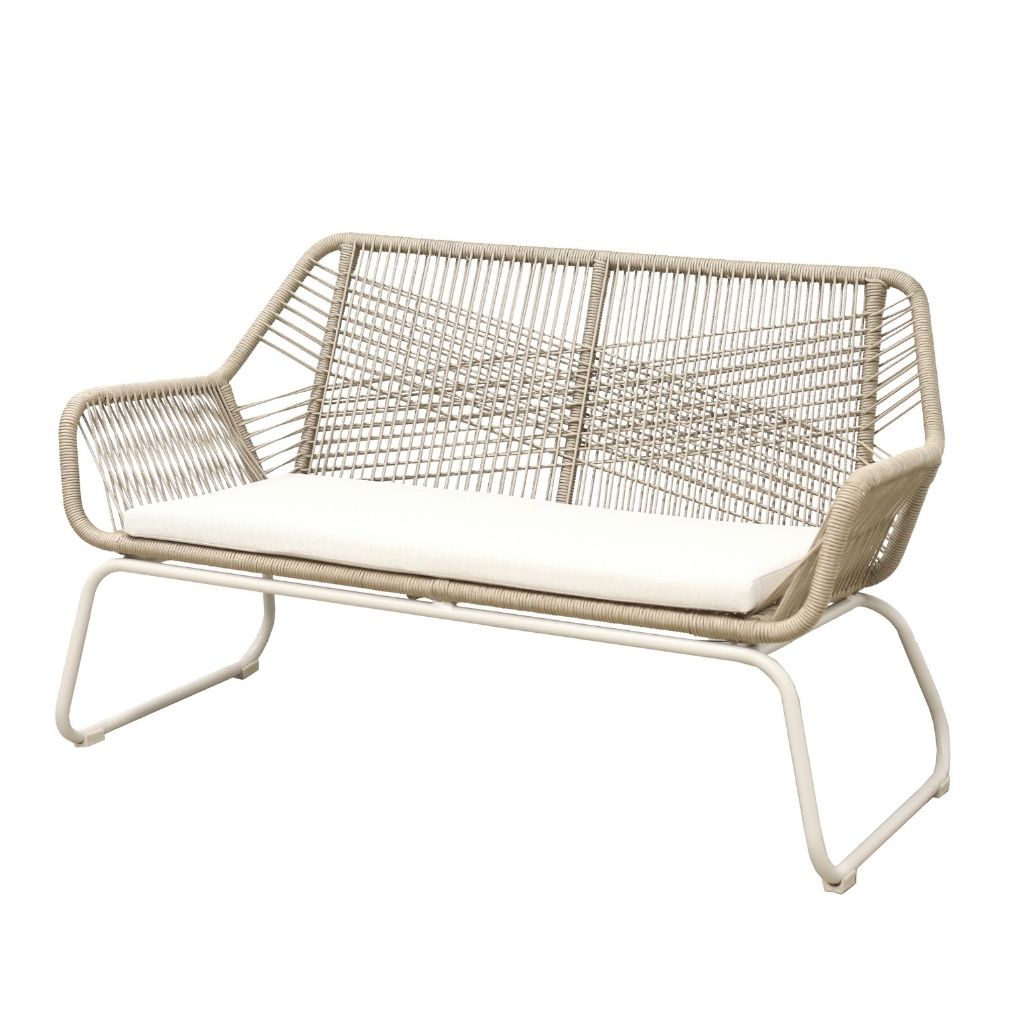 Ease Up Loungebank 2-zits Napoli Zand 130 x 66 x 81 cm