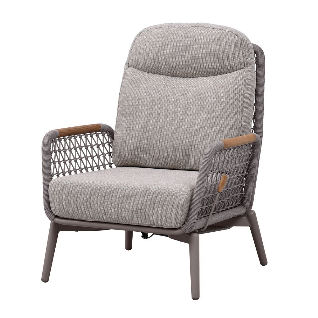 Royal Seasons Loungestoel Bari Espresso 78 x 88 x 89 cm