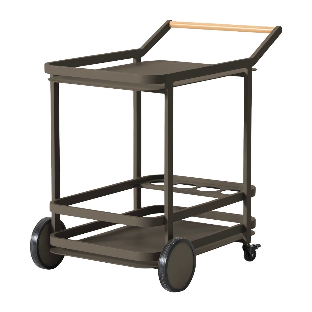 Royal Seasons Trolley 2-laags Siësta Espresso 79 x 57.5 x 82.5 cm
