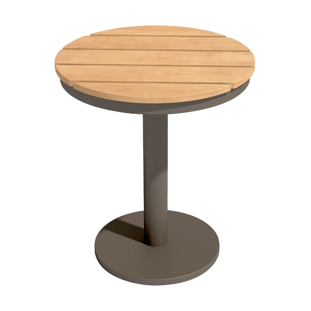 Royal Seasons Bijzettafel Panama Teak Espresso 46 x 52 cm