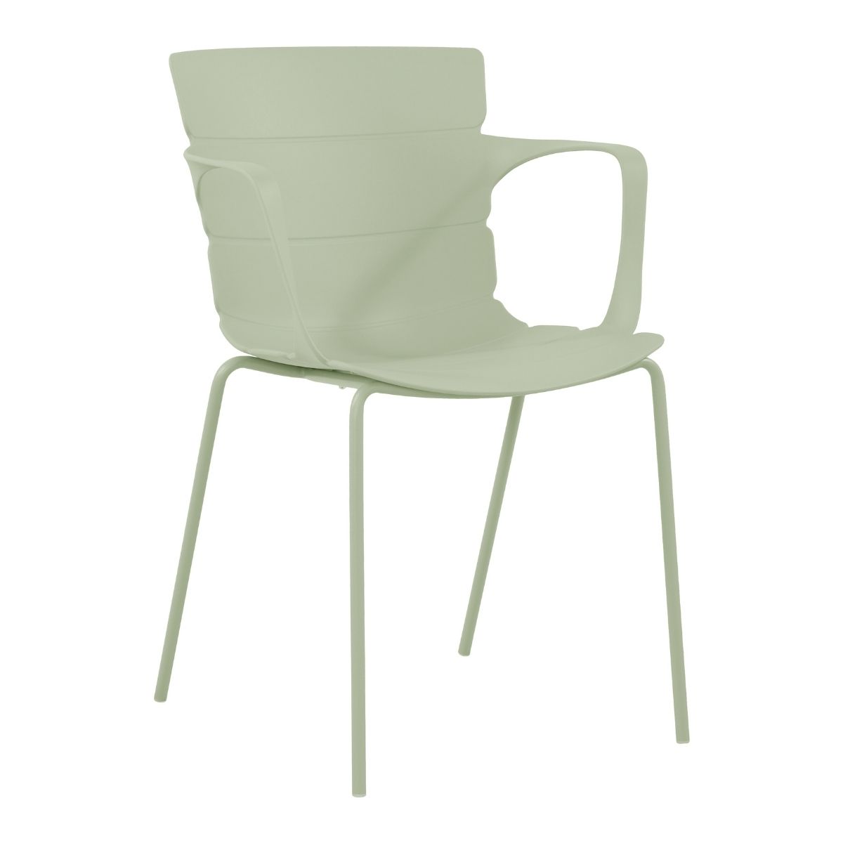 Ease Up Tuinstoel Kunststof Finn Sage Groen 55 x 81 x 57 cm