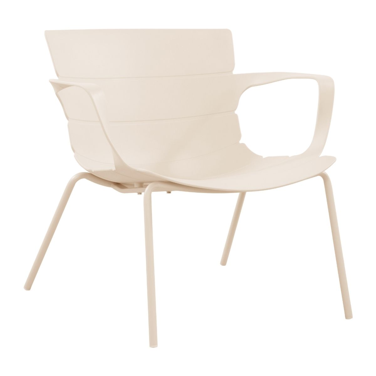 Ease Up Loungestoel Kunststof Finn Zand 76.5 x 69 x 70 cm