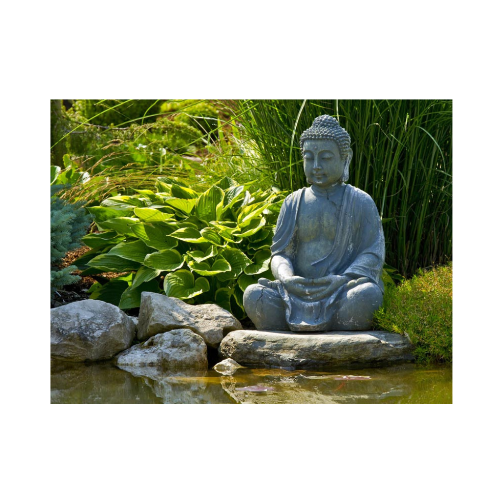 Tuinposter Boeddha 80 x 60 cm