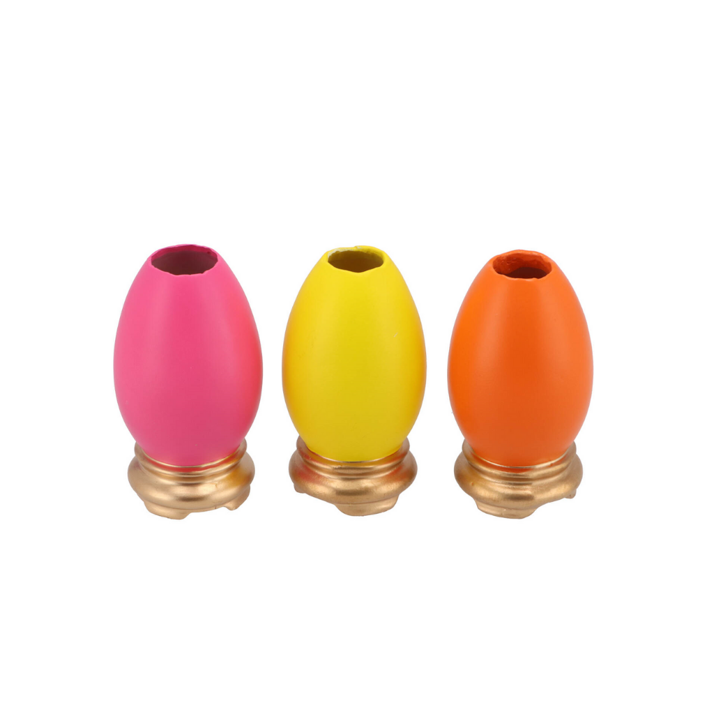 Easter Eggcited Vase Mix Color 10 cm
