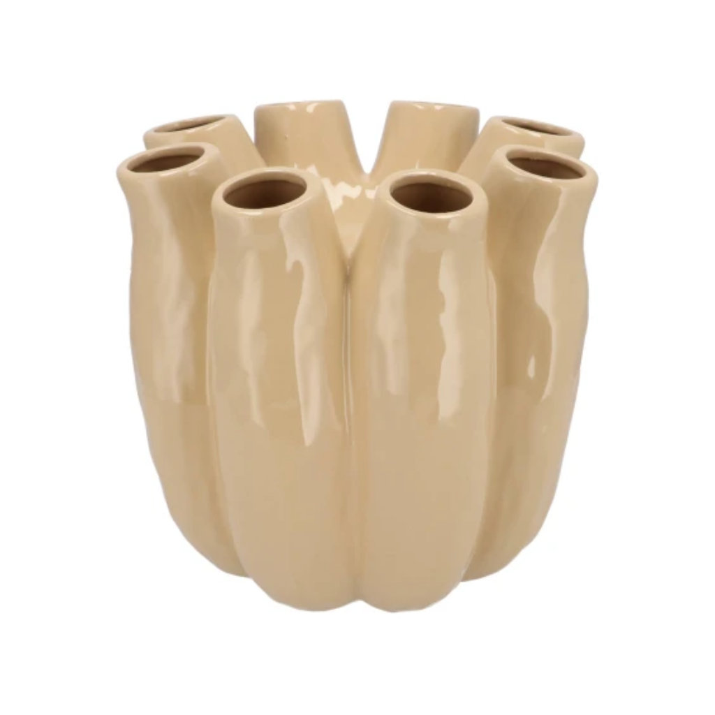 Daan Kromhout Design Tulpenvaas Luna Sand 19 x 19 cm