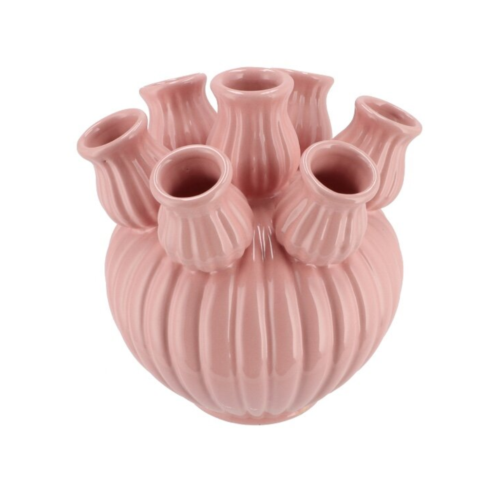 Amsterdam Tulpen Vaas Roze 16 x 15 cm