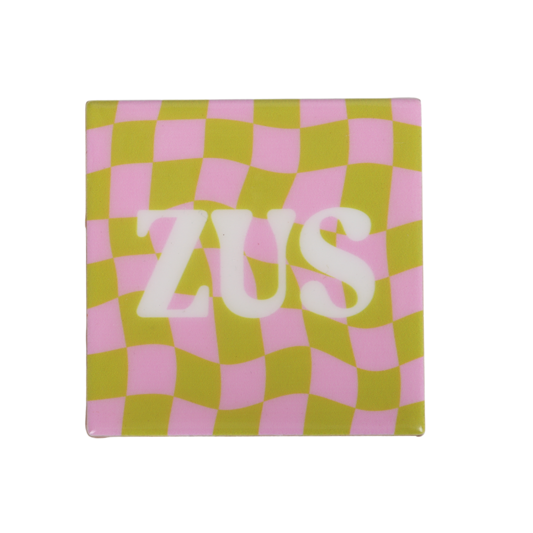 Tegel Zus Roze Groen 10 x 10 cm