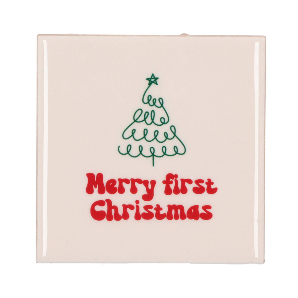 Tegel Merry First Christmas 10 x 10 cm