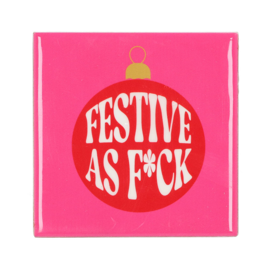 Tegel Festive As F*ck 10 x 10 cm