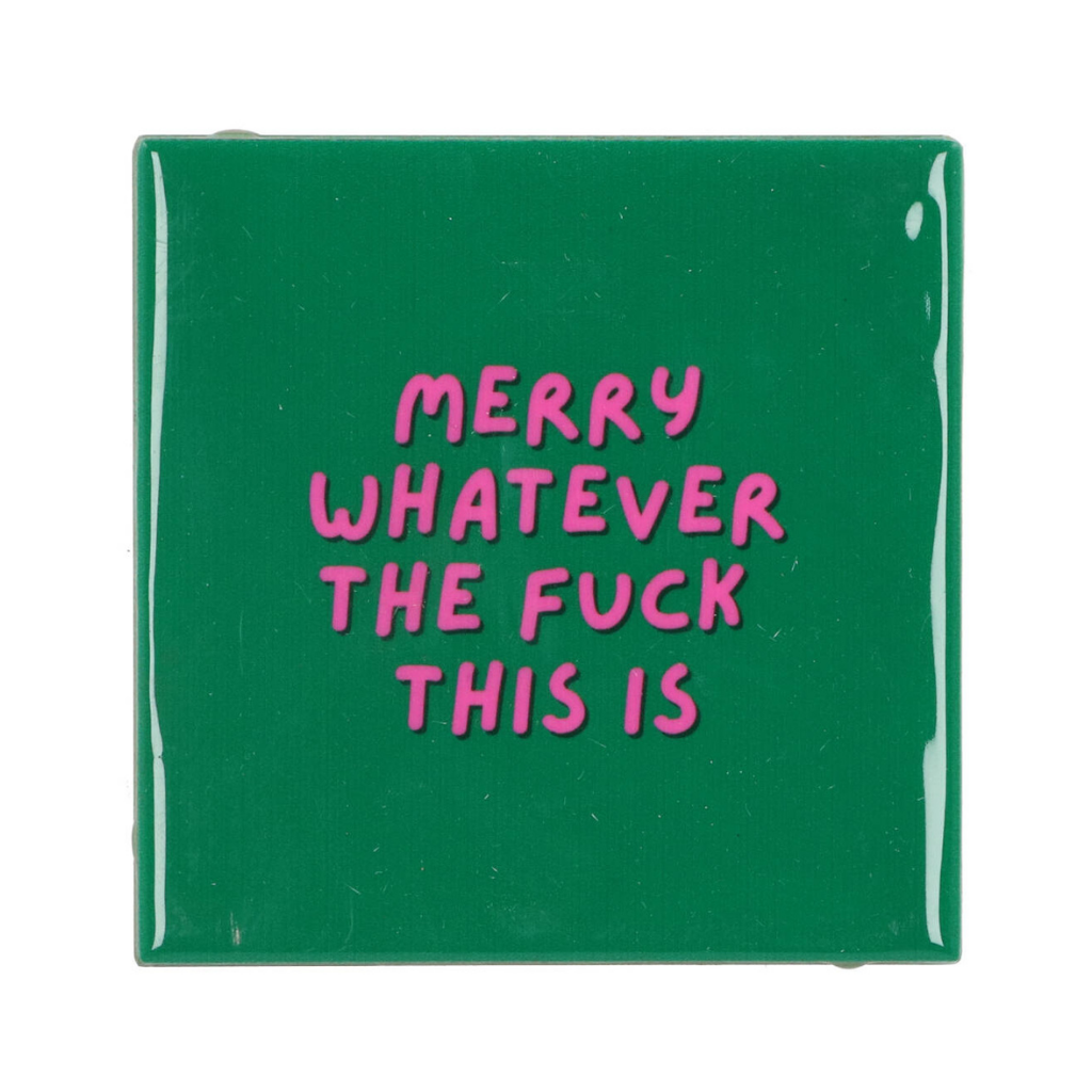 Tegel Merry Whatever groen 10 x 10 cm
