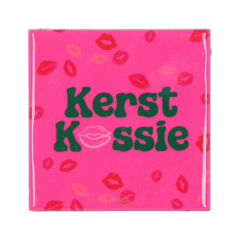 Tegel Kerst Kussie 10 x 10 cm