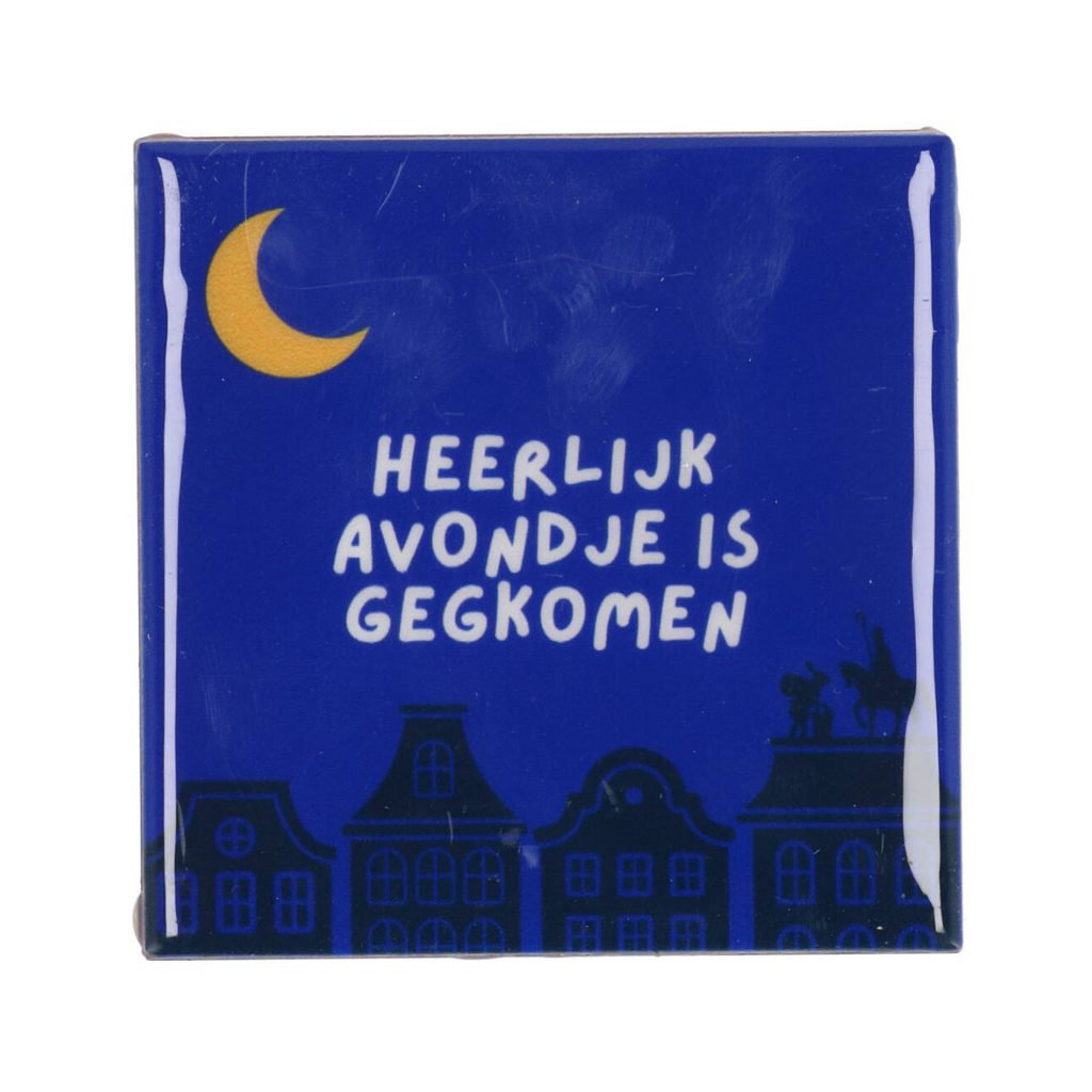 Tegel Heerlijk Avondje 10 x 10 cm